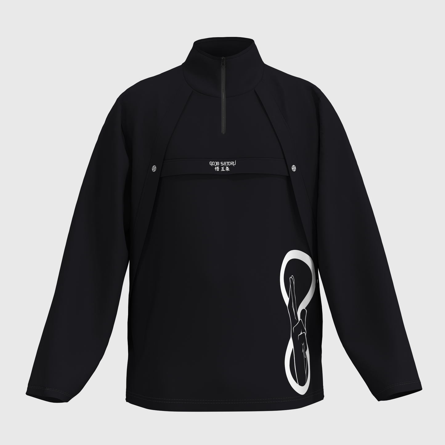 Gojo-Inspired Jacket – The Honoured One