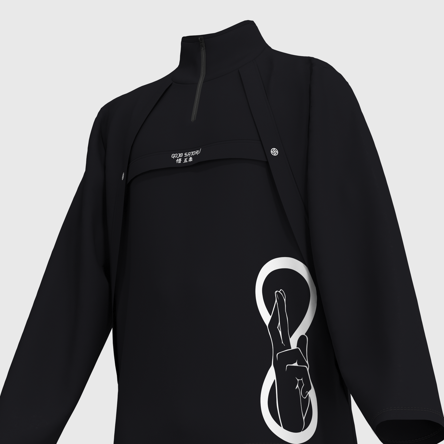 Gojo-Inspired Jacket – The Honoured One